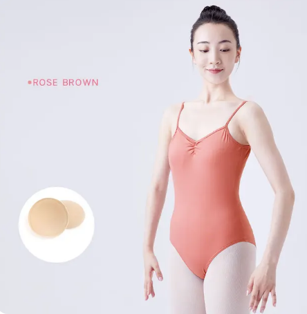 Ballet Leotards for Women Ballet Backless Camisole Dance Leotards Adults Ladies Straps Sleeveless Bodysuit Gymnastics Leotard